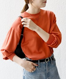 「SHIPS any」 長袖シャツ ONE SIZE オレンジ レディース SHIPS any 「SHIPS any」 長袖ブラウス ONE SIZE オレンジ