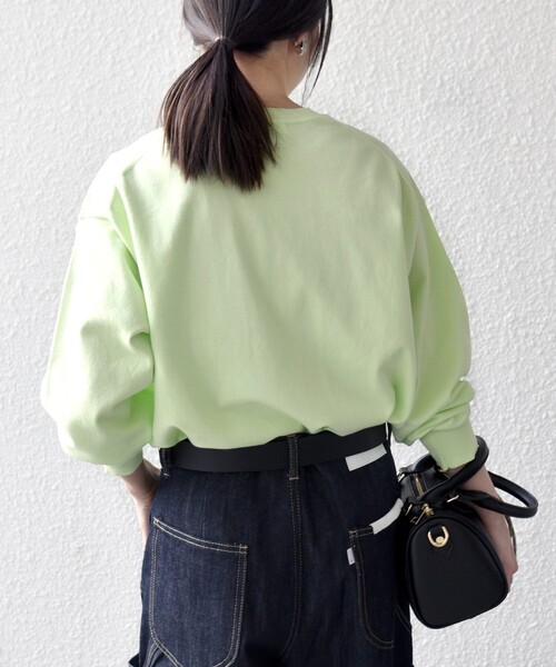 セール】SHIPS any:〈手洗い可能〉スウェットライク ニット プル