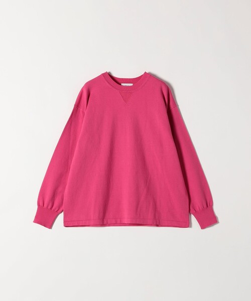 SHIPS any（シップス エニィ）の「SHIPS any:〈手洗い可能〉スウェットライク ニット プルオーバー（ニット/セーター・レディース・ブラック/ホワイト/レッド/キャメル/ブルー/グリーン/ピンク/オレンジ/ブラウン/ライトピンク/ライトグリーン・ONE SIZE）」の21枚目の写真