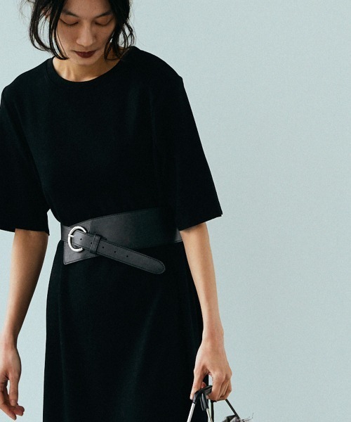 marjour(マージュール)の「SUMMER I LINE DRESS(ワンピース・レディース・ブラック/グレー・M)」の9枚目の写真