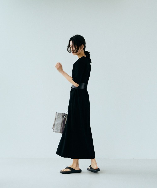 marjour(マージュール)の「SUMMER I LINE DRESS(ワンピース・レディース・ブラック/グレー・M)」の6枚目の写真