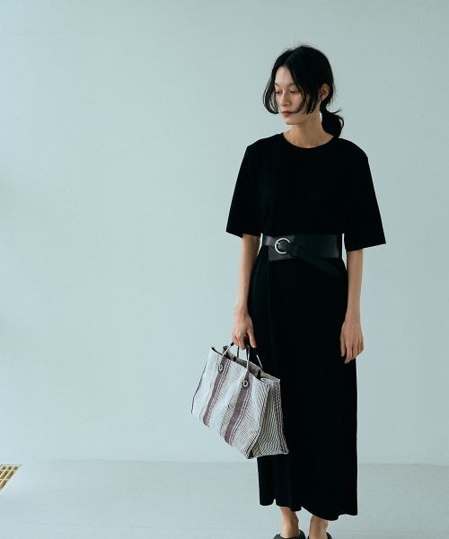 marjour(マージュール)の「SUMMER I LINE DRESS(ワンピース・レディース・ブラック/グレー・M)」の5枚目の写真