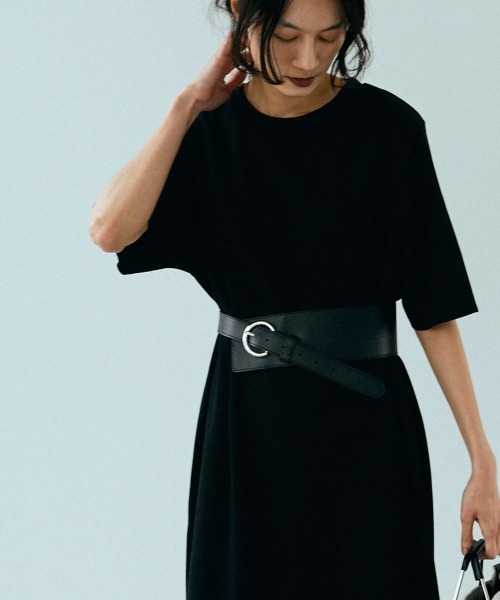 marjour(マージュール)の「SUMMER I LINE DRESS(ワンピース・レディース・ブラック/グレー・M)」の4枚目の写真