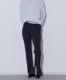 OLIVIA（Apo(s)ture）（オリビア）の「OLIVIA-005/ジャージボンディング裾ZIPスリム（その他パンツ）」