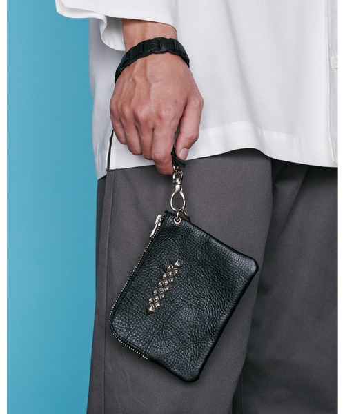 CALEE（キャリー）の「CHAIN LEATHER WRIST STRAP（その他小物）」 - WEAR