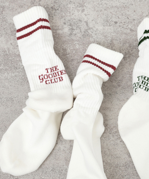 JOURNAL STANDARD relume（ジャーナルスタンダード　レリューム）の「GOODIES CLUB ラインソックス（ソックス/靴下・レディース・レッド/グリーン/ネイビー・FREE）」の3枚目の写真