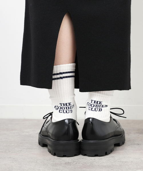 JOURNAL STANDARD relume（ジャーナルスタンダード　レリューム）の「GOODIES CLUB ラインソックス（ソックス/靴下・レディース・レッド/グリーン/ネイビー・FREE）」の4枚目の写真