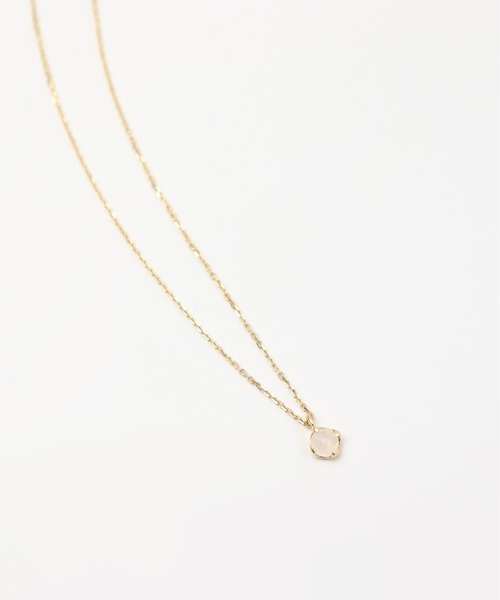 anq.(アンク)の「「anq.」SV925・レインボームーンストーン/ロードライトガーネット/ロンドンブルートパーズ ネックレス(ネックレス・レディース・ホワイト/ピンク/ブルー・ONE SIZE)」の9枚目の写真