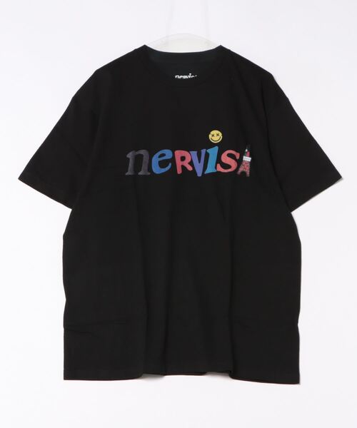 B.I.D.(ビーアイディー)の「《MAYHEM》graphic T(Tシャツ/カットソー・レディース・ブルー/ブラック・LARGE)」の2枚目の写真