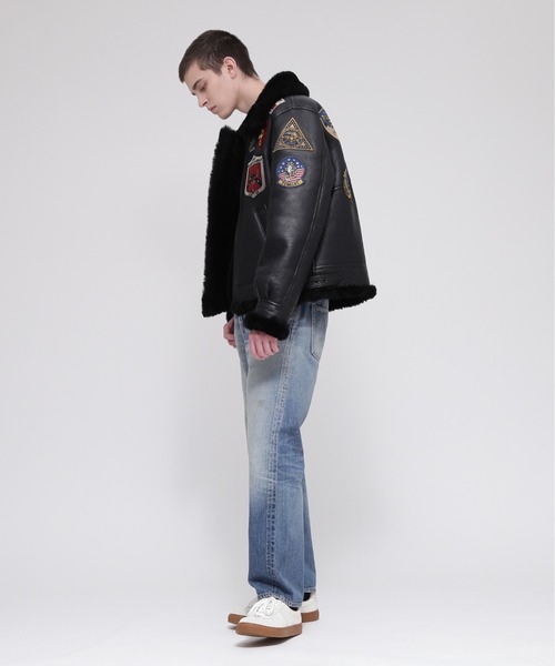 TOP GUN(トップガン)の「B-3 TOP GUN / B-3 トップガン / AVIREX / アヴィレックス(ミリタリージャケット・メンズ・ブラック/その他/ホワイト/ブラウン・42/46/38/40/44/36)」の8枚目の写真
