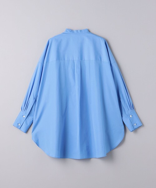 SACRA（サクラ）の「＜SACRA＞コットンポプリン ビッグシャツ（シャツ/ブラウス・レディース・ライトブルー/ホワイト・38）」の12枚目の写真