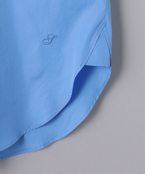 SACRA（サクラ）の「＜SACRA＞コットンポプリン ビッグシャツ（シャツ/ブラウス・レディース・ライトブルー/ホワイト・38）」の9枚目の写真