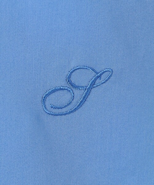 SACRA（サクラ）の「＜SACRA＞コットンポプリン ビッグシャツ（シャツ/ブラウス・レディース・ライトブルー/ホワイト・38）」の7枚目の写真