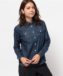 earth music&ecology | ワークデニムシャツ(シャツ/ブラウス)