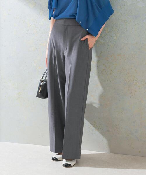 URBAN RESEARCH ROSSO WOMEN(アーバンリサーチ ロッソ)の「ストレートスラックス(その他パンツ・レディース・キャメル/グレー・38/36/TALL)」の1枚目の写真