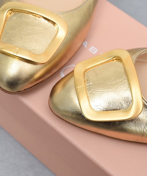 FABIO RUSCONI（ファビオルスコーニ）の「【FABIO RUSCONI】オーナメント付きバレエシューズ(F41516)（バレエシューズ・レディース・ブラック/ブラック系その他2/ブラック系その他/ベージュ系その他/ゴールド/シルバー・35/36/37/38/39）」の21枚目の写真