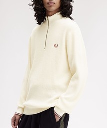 FRED PERRY（フレッドペリー）の「Waffle Stitch Half Zip Jumper