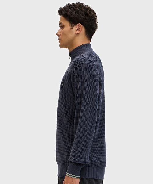 FRED PERRY（フレッドペリー）の「Waffle Stitch Half Zip Jumper