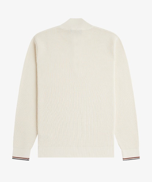 FRED PERRY(フレッドペリー)の「【先行予約受付中】Waffle Stitch Half Zip Jumper/ワッフルステッチハーフジップニット(ニット/セーター・メンズ・ブラック/オートミール/ダークブルー/ベージュ/ブラック系その他/グリーン/ベージュ系その他・S/M/L/XS)」の19枚目の写真