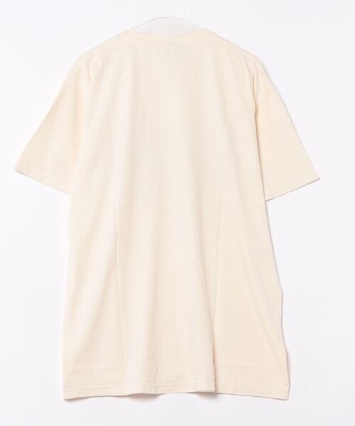 Revo.(レボ)の「MODISH GAZE ハート ピグメントTシャツ(Tシャツ/カットソー・レディース・アイボリー/ネイビー・FREE)」の3枚目の写真