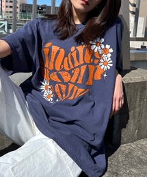 MODISH GAZE ハート ピグメントTシャツ
