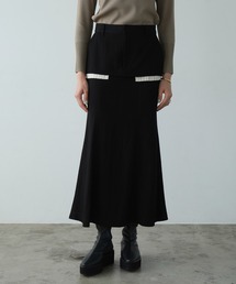 (週末値下げ)CLANE フレアスカート サイズ2 CLANE - マキシフレアスカート - MAXI FLARE SKIRT | ADDICT WEB