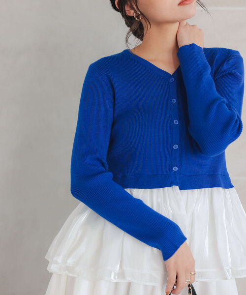 blate ぽこぽこカーディガン　エクリュ　BLATE blate ぽこぽこカーディガン エクリュ BLATEの通販 by kokoron shop