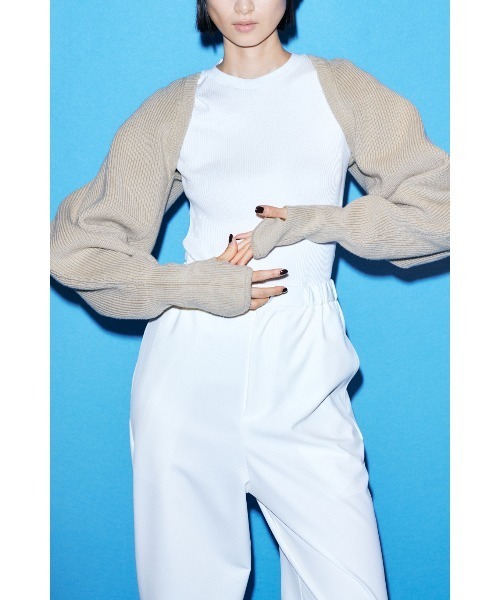 ニットスリーブパーツ（カーディガン/ボレロ）｜nagonstans（ナゴンスタンス）