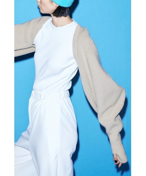 ニットスリーブパーツ（カーディガン/ボレロ）｜nagonstans（ナゴンスタンス）