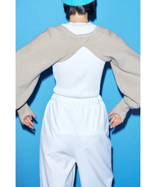 ニットスリーブパーツ（カーディガン/ボレロ）｜nagonstans（ナゴンスタンス）