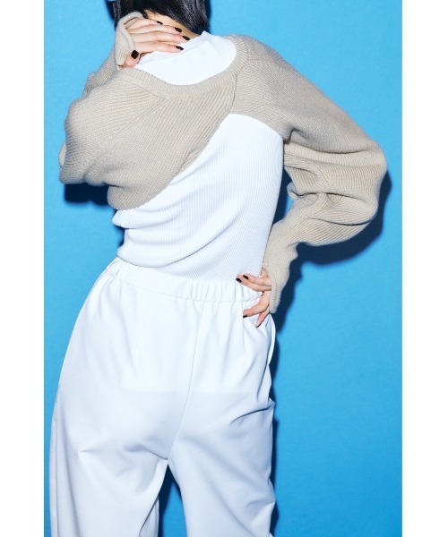 ニットスリーブパーツ（カーディガン/ボレロ）｜nagonstans（ナゴンスタンス）