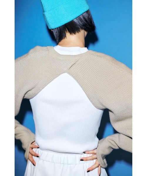 ニットスリーブパーツ（カーディガン/ボレロ）｜nagonstans（ナゴンスタンス）