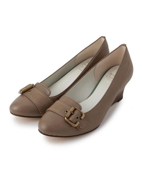 Boisson Chocolat（ボワソンショコラ）の「BBC ﾍﾞﾙﾄWEGﾊﾟﾝﾌﾟｽ55（パンプス・レディース・ブラック/モカ/ネイビー・22.5cm/23.5cm/23cm/24.5cm/22cm/24cm）」の14枚目の写真