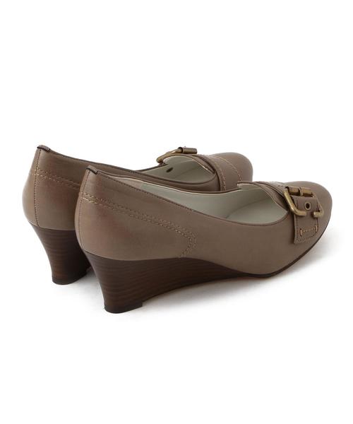 Boisson Chocolat（ボワソンショコラ）の「BBC ﾍﾞﾙﾄWEGﾊﾟﾝﾌﾟｽ55（パンプス・レディース・ブラック/モカ/ネイビー・22.5cm/23.5cm/23cm/24.5cm/22cm/24cm）」の11枚目の写真