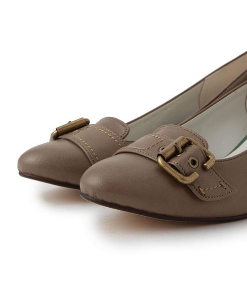 Boisson Chocolat（ボワソンショコラ）の「BBC ﾍﾞﾙﾄWEGﾊﾟﾝﾌﾟｽ55（パンプス・レディース・ブラック/モカ/ネイビー・22.5cm/23.5cm/23cm/24.5cm/22cm/24cm）」の6枚目の写真