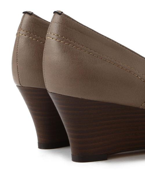 Boisson Chocolat（ボワソンショコラ）の「BBC ﾍﾞﾙﾄWEGﾊﾟﾝﾌﾟｽ55（パンプス・レディース・ブラック/モカ/ネイビー・22.5cm/23.5cm/23cm/24.5cm/22cm/24cm）」の7枚目の写真