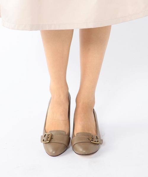 Boisson Chocolat（ボワソンショコラ）の「BBC ﾍﾞﾙﾄWEGﾊﾟﾝﾌﾟｽ55（パンプス・レディース・ブラック/モカ/ネイビー・22.5cm/23.5cm/23cm/24.5cm/22cm/24cm）」の12枚目の写真