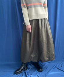 ウエストギャザーバルーンスカート