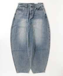 Chikashitsu + | ストリートファッション Chikashitsu＋ チカシツプラス super buggy denim pants スーパーバギーデニムパンツ ワイドデニムパンツ ワイドパンツ ビンテージウォッシュデニムパンツ ジーンズ ジーパン 韓国ファッション 韓国 ストリート カジュアルファッション(デニムパンツ)