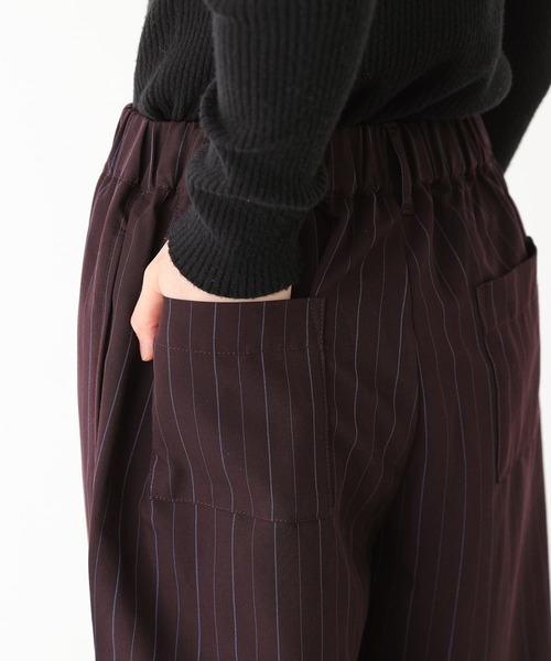 『ピンストライプストレートパンツ』（その他パンツ）｜n'OrLABEL（ノアールレーベル）