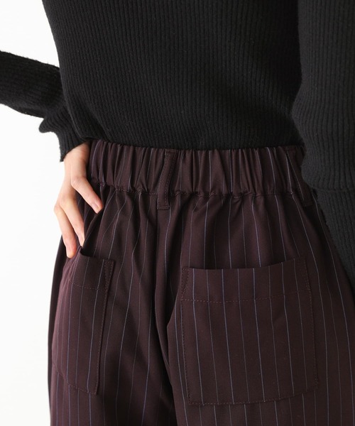 『ピンストライプストレートパンツ』（その他パンツ）｜n'OrLABEL（ノアールレーベル）