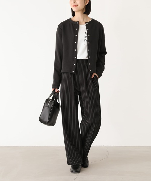 『ピンストライプストレートパンツ』（その他パンツ）｜n'OrLABEL（ノアールレーベル）