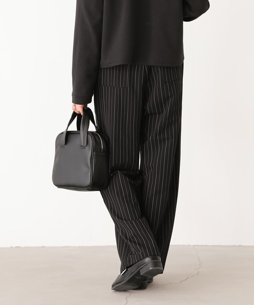 『ピンストライプストレートパンツ』（その他パンツ）｜n'OrLABEL（ノアールレーベル）