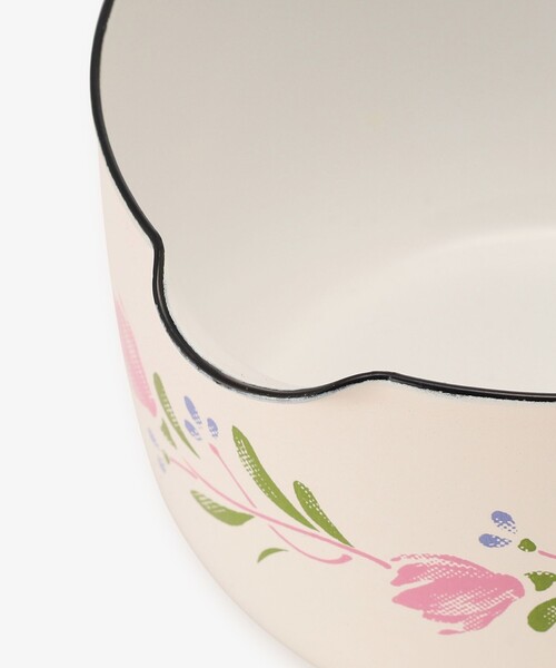 Afternoon Tea（アフタヌーンティー）の「エリタージュフルールホーローミルクパン（鍋/フライパン・レディース・アイボリー・ONE SIZE）」の3枚目の写真