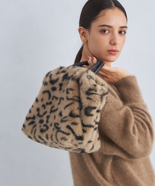 green label relaxing(グリーンレーベルリラクシング)の「フェイクファー 2WAY バッグ(ショルダーバッグ・レディース・モカ/その他1/グレー/ライトブルー/ブラック・FREE)」の19枚目の写真
