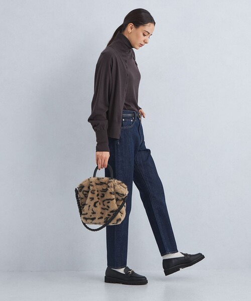 green label relaxing(グリーンレーベルリラクシング)の「フェイクファー 2WAY バッグ(ショルダーバッグ・レディース・モカ/その他1/グレー/ライトブルー/ブラック・FREE)」の22枚目の写真