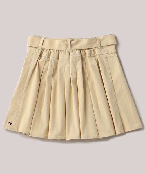 TOMMY HILFIGER(トミーヒルフィガー)の「GIRLS ソフトコットンツイルプリーツスカート(スカート・キッズ・ライトベージュ・140cm/150cm/160cm/130cm)」の5枚目の写真