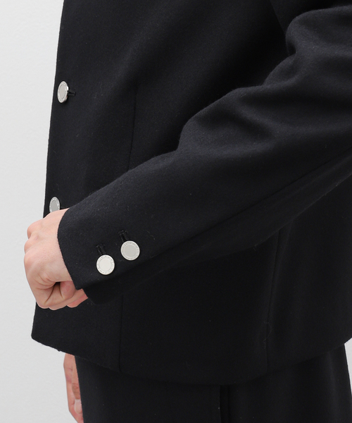 COUTURE D'ADAM ノーカラージャケット　丈短 セール】COUTURE D'ADAM(クチュール ド アダム) Guards JK 24AW