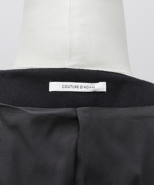 COUTURE D'ADAM ノーカラージャケット　丈短 COUTURE D'ADAM ジャケット ノーカラージャケット D'ADAM