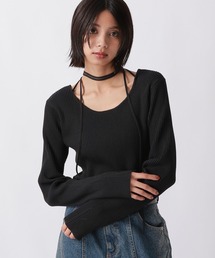 PAGEBOY | チョーカーリブニットプルオーバー(ニット/セーター)